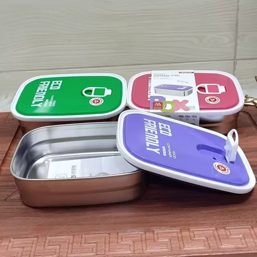 ظرف غذای استیل برند با کیفیت تِدِمی با گنجایش 1100 میل ، ستیل ضخیم آهن ربا نگیر ، کیفیت بی نظیر