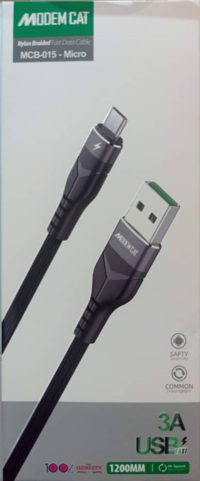 کابل شارژ تایپ سی 5آمپر مودم کت مدل 015