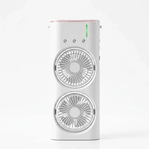 پنکه رو میزی مه پاش دوقلو مدل Doubl Spray Fan